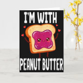 Peanut Butter Jelly Matching Couples Halloween Fun Karte (Gelbe Blume)