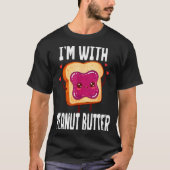 Peanut Butter Jelly Matching Couples Halloween Fun T-Shirt (Vorderseite)