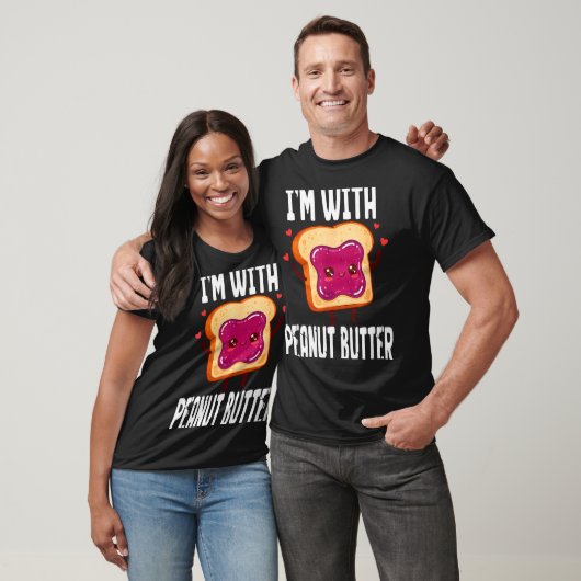 Peanut Butter Jelly Matching Couples Halloween Fun T-Shirt (Unisex)