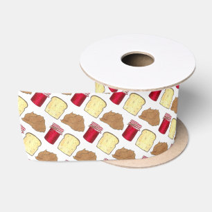 Peanut Butter Jelly Sandwich Brot Mittagessen Satinband