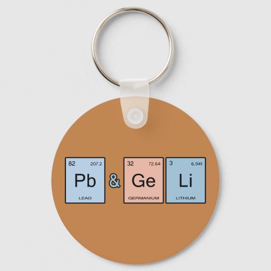 Peanut Butter & Jelly Schlüsselanhänger (Vorderseite)