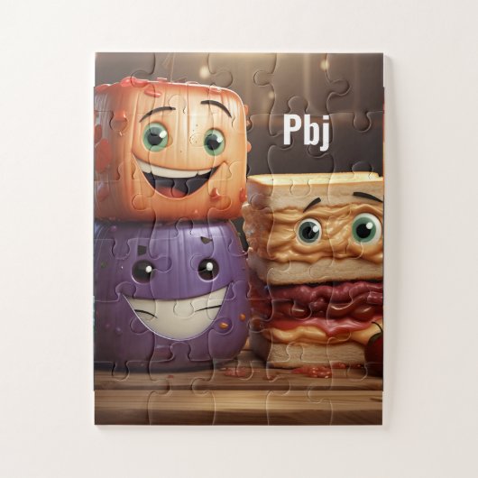 Peanut Butter & Jelly Spielzeit: 30-teiliges Puzzl Puzzle (Vertikal)