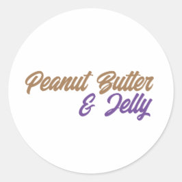 Peanut Butter & Jelly Sticker