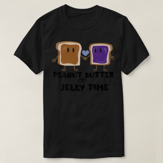 Peanut Butter Jelly Time Beste Freundin Liebe Matc T-Shirt (Design vorne)