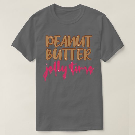 Peanut Butter Jelly Time BESTE FREUNDIN Liebe perf T-Shirt (Design vorne)