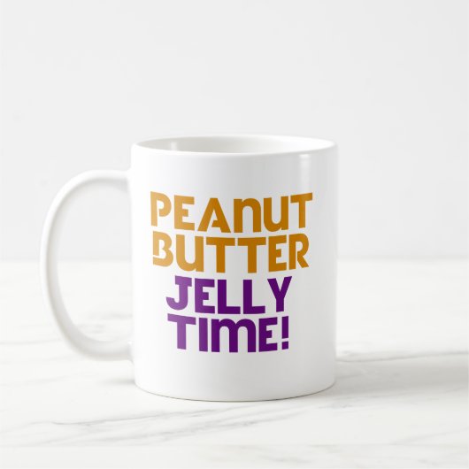 Peanut Butter Jelly Time Kaffeetasse (Links)