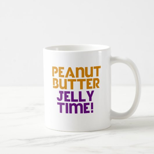 Peanut Butter Jelly Time Kaffeetasse (Rechts)