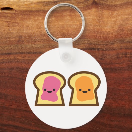 Peanut Butter Jelly Time! Schlüsselanhänger (Vorderseite)