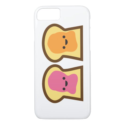 Peanut Butter & Jelly Toast Friends iPhone 7 Fall Case-Mate iPhone Hülle (Rückseite)