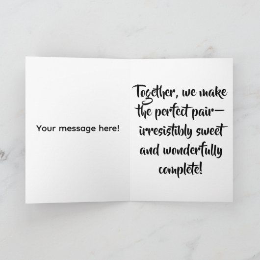 Peanut Butter & Jelly Valentine's Day Card Karte (Innenseite)