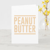 Peanut Butter Karte (Gelbe Blume)