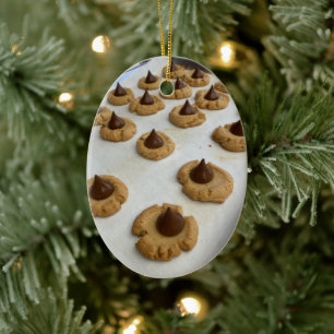 Peanut Butter Kiss Cookies Keramik Ornament