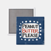 Peanut Butter Kühlschrank Magnet (Vorderseite/Rückseite)