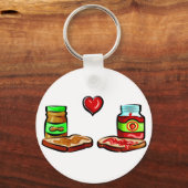 Peanut Butter Lieben Jelly Schlüsselanhänger (Vorderseite)