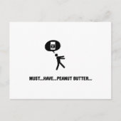 Peanut Butter Lover Postkarte (Vorderseite)