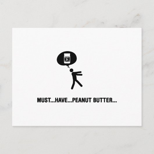 Peanut Butter Lover Postkarte (Vorderseite)
