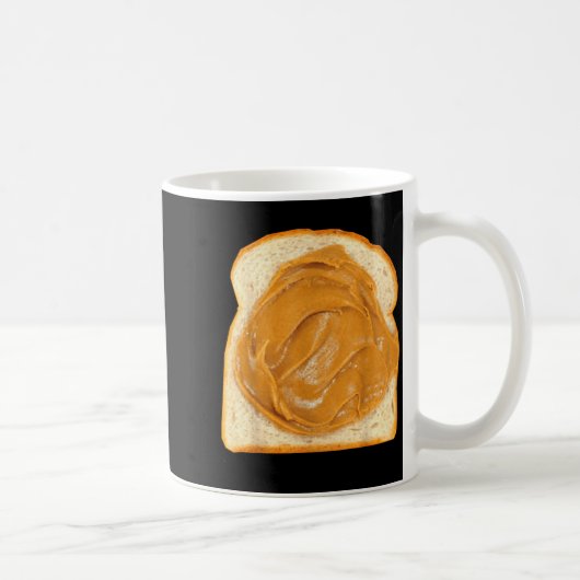 Peanut Butter On Bread Slice Costume Halloween Foo Kaffeetasse (Rechts)