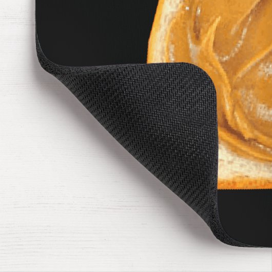 Peanut Butter On Bread Slice Costume Halloween Foo Mousepad (Ecke)