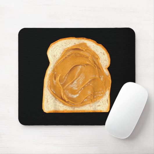 Peanut Butter On Bread Slice Costume Halloween Foo Mousepad (Mit Mouse)