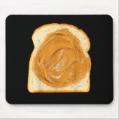 Peanut Butter On Bread Slice Costume Halloween Foo Mousepad (Vorne)