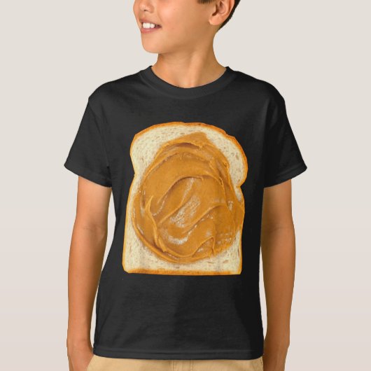 Peanut Butter On Bread Slice Costume Halloween Foo T-Shirt (Vorderseite)