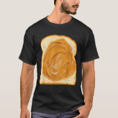 Peanut Butter On Bread Slice Costume Halloween Foo T-Shirt (Vorderseite)