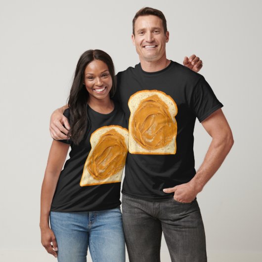 Peanut Butter On Bread Slice Costume Halloween Foo T-Shirt (Unisex)