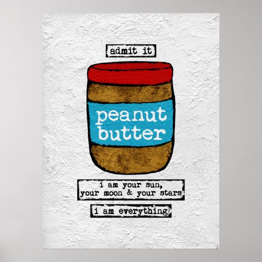 Peanut Butter Poster Printmedien - Funny Food (Vorne)