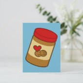 Peanut Butter Postkarte (Stehend Vorderseite)