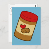 Peanut Butter Postkarte (Vorne/Hinten)