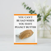 PEANUT BUTTER POSTKARTE (Stehend Vorderseite)