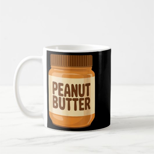 Peanut Butter Shirt Adult Men Women Kids Jelly Cos Kaffeetasse (Links)