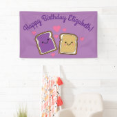 Peanut Butter und Jelly Birthday Party PBJ Banner (Insitu)