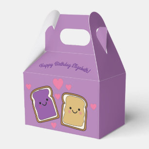 Peanut Butter und Jelly Birthday Party PBJ Geschenkschachtel