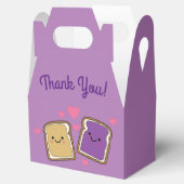 Peanut Butter und Jelly Birthday Party PBJ Geschenkschachtel (Geöffnet)