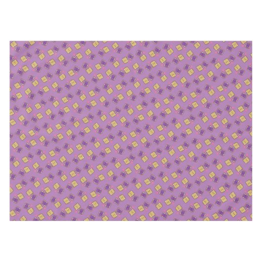 Peanut Butter und Jelly Birthday Party PBJ Tischdecke (Vorderseite (Horizontal))