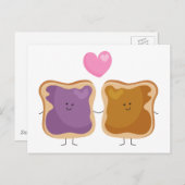 Peanut Butter und Jelly Liebe Postkarten (Vorne/Hinten)