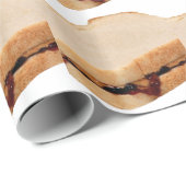 Peanut Butter und Jelly Sandwich Geschenkpapier (Rolleneckpunkt)