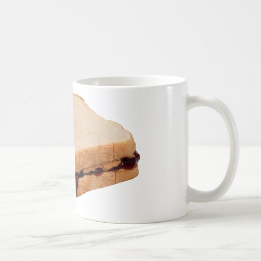 Peanut Butter und Jelly Sandwich Kaffeetasse (Rechts)