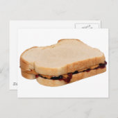 Peanut Butter und Jelly Sandwich Postkarte (Vorne/Hinten)
