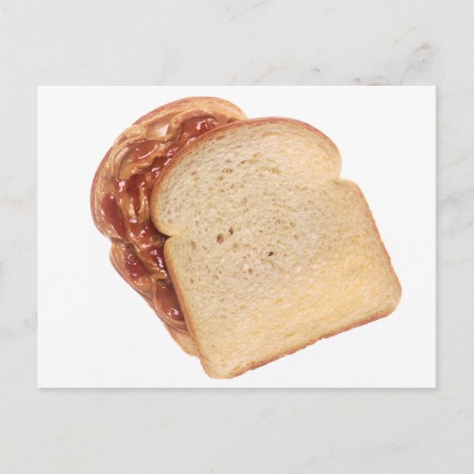 Peanut Butter und Jelly Sandwich Postkarte (Vorderseite)