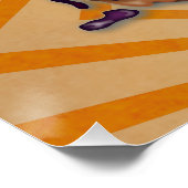 Peanut Butter und Jelly Sandwiches glänzendes Post Poster (Ecke)