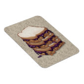 Peanut Butter und Jelly Sandwiches Magnet (Rechte Seite)