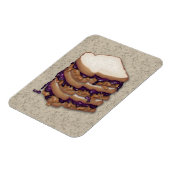 Peanut Butter und Jelly Sandwiches Magnet (Linke Seite)