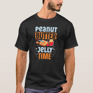 Peanut Butter und Jelly Time Pb and J Frühstück fü T-Shirt