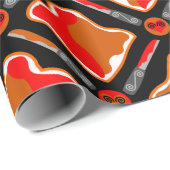 Peanut Butter und Strawberry Jam Seamless Patter Geschenkpapier (Rolleneckpunkt)