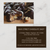 Peanut Cluster Chocolatier Chocolate Candy Shop Visitenkarte (Vorne/Hinten)