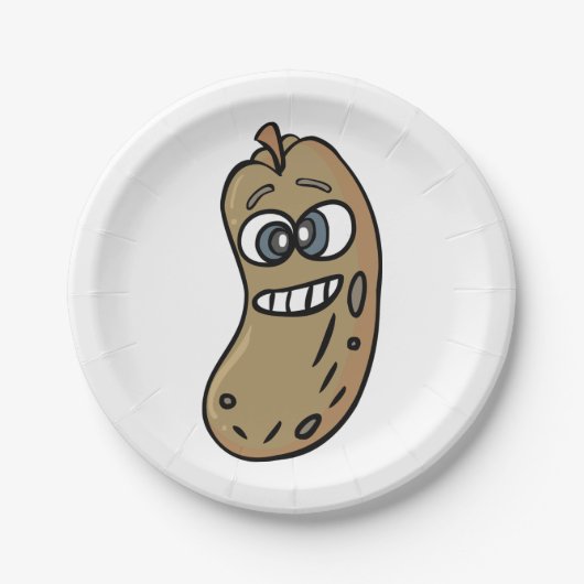 Peanut Face Pappteller (Vorderseite)