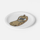 Peanut Face Pappteller (Schrägansicht)