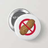 Peanut Forbidden - Arachide verboten Button (Vorne & Hinten)